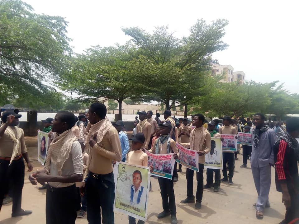  children protested in abuja against arrest of colleagues